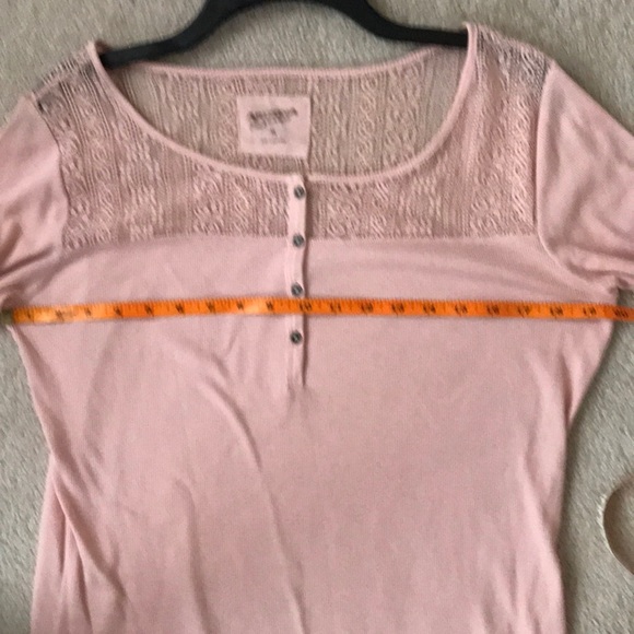 Pullover Henley, long sleeve light pink - Picture 4 of 8